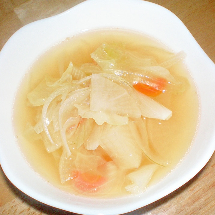<角煮を作りながらもう一品>野菜スープの作り方